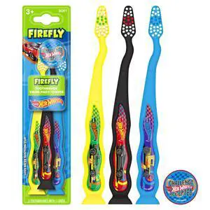 Hot Wheels Toothbrush Value Pack, Soft Bristle Toothbrush for Kids 3+, 3 Ct Hot Wheels Toothbrush Value Pack, Soft Bristle Toothbrush for Kids 3+, 3 Ct