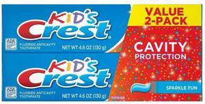 Toothpaste 4.6 Ounce Kids 2-Pack Cavity Protection (136ml) (2 Pack) Toothpaste 4.6 Ounce Kids 2-Pack Cavity Protection (136ml) (2 Pack)