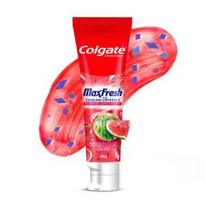 MaxFresh Watermelon Blast Gel Toothpaste, with Cooling Crystals, Watermelon Flavour, and Ultrafreeze Technology for Intense Freshness, Vegan, Gluten-Free 100g/3.5oz MaxFresh Watermelon Blast Gel Toothpaste, with Cooling Crystals, Watermelon Flavour, and Ultrafreeze Technology for Intense Freshness, Vegan, Gluten-Free 100g/3.5oz
