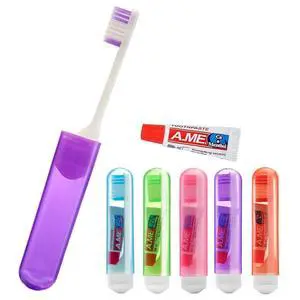 Travel Toothbrush Set Portable Foldable Toothbrush with Mini Toothpaste Soft Toothbrush for Travel Business Trip Camping Outdoor Activities Individually Packaged with Storage Box(5PCS) Travel Toothbrush Set Portable Foldable Toothbrush with Mini Toothpaste Soft Toothbrush for Travel Business Trip Camping Outdoor Activities Individually Packaged with Storage Box(5PCS)