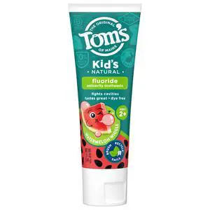 Natural Children's Fluoride Toothpaste, Watermelon, 5.1 oz Natural Children's Fluoride Toothpaste, Watermelon, 5.1 oz