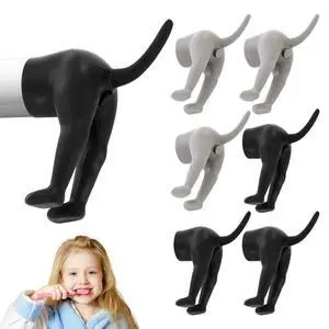 6 Pack Pooping Dog Butt Toothpaste Topper, Fun Dog Toothpaste Dispenser, Toothpastes Squeezer, Bathroom Accessories, Fun Tools Gifts for Family and Friends 6 Pack Pooping Dog Butt Toothpaste Topper, Fun Dog Toothpaste Dispenser, Toothpastes Squeezer, Bathroom Accessories, Fun Tools Gifts for Family and Friends