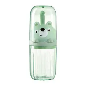 Cute Portable Toothbrush Holder Plastic Toothbrush Travel Case for Kids with Detachable Handle Multifuction Toothbrushes Toothpaste Storage Box Set for Camping Travel or Daily Use (Green) Cute Portable Toothbrush Holder Plastic Toothbrush Travel Case for Kids with Detachable Handle Multifuction Toothbrushes Toothpaste Storage Box Set for Camping Travel or Daily Use (Green)