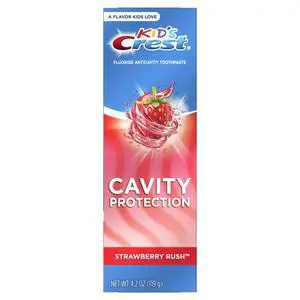 Kid's Cavity Protection Fluoride Toothpaste Rush, Strawberry, 4.2 Ounce Kid's Cavity Protection Fluoride Toothpaste Rush, Strawberry, 4.2 Ounce