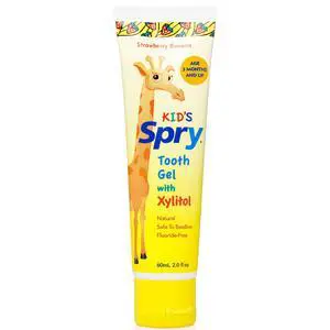 Natural Xylitol Toothpaste for Baby, Toddler and Kids Age 3 Months and Up - Fluoride Free Tooth Gel, Tasty, Support Development of Emerging Teeth, Strawberry Banana 2 Fl Oz (Pack of 1) Natural Xylitol Toothpaste for Baby, Toddler and Kids Age 3 Months and Up - Fluoride Free Tooth Gel, Tasty, Support Development of Emerging Teeth, Strawberry Banana 2 Fl Oz (Pack of 1)