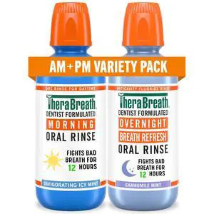 AM + PM Mouthwash Bundle, Morning & Overnight Rinses, 16 fl oz (2-Pack) AM + PM Mouthwash Bundle, Morning & Overnight Rinses, 16 fl oz (2-Pack)