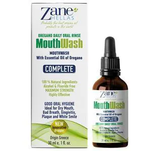 MouthWash. Oral Rinse with Oregano Oil Power. Ideal for Gingivitis, Plaque, Dry Mouth, and Bad Breath. Alcohol and Fluoride Free. 100% Herbal Solution. 1 fl.oz.-30ml. MouthWash. Oral Rinse with Oregano Oil Power. Ideal for Gingivitis, Plaque, Dry Mouth, and Bad Breath. Alcohol and Fluoride Free. 100% Herbal Solution. 1 fl.oz.-30ml.