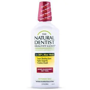 Peppermint Twist Mouthwash, No Alcohol & No Fluoride, Plant-Based Daily Rinse that Refreshes & Comforts the Mouth, 16.9 fl oz Peppermint Twist Mouthwash, No Alcohol & No Fluoride, Plant-Based Daily Rinse that Refreshes & Comforts the Mouth, 16.9 fl oz