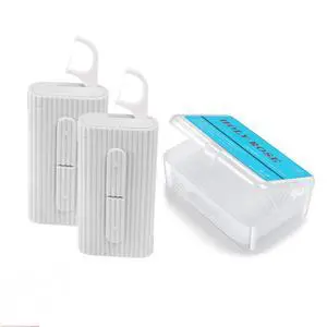 Portable Dental Floss Picks Dispenser,Travel Flossers Case Portable Dental Floss Picks Dispenser,Travel Flossers Case