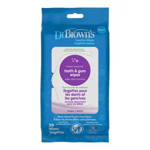 Tooth and Gum Healthy Wipes, Fluoride-Free Oral Care for Babies, Grape Flavor, 30 count, 1-Pack (Packaging May Vary) Tooth and Gum Healthy Wipes, Fluoride-Free Oral Care for Babies, Grape Flavor, 30 count, 1-Pack (Packaging May Vary)