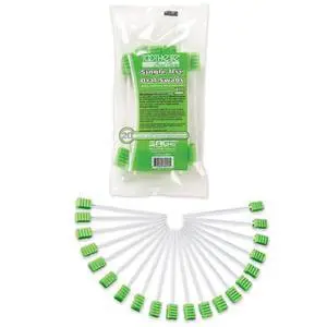 Stryker Toothette Plus Single Use Oral Swabs with Sodium Bicarbonate Bag of 20 Swabs Disposable Dental swabs with Long Handle Stryker Toothette Plus Single Use Oral Swabs with Sodium Bicarbonate Bag of 20 Swabs Disposable Dental swabs with Long Handle