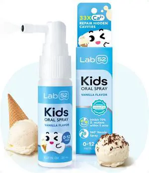 Kids Oral Spray, Toddler Toothpaste Helper for Daily Oral Care and Fresh Breath, Children Approved with Fluoride Free for Newborn to Preschoolers, Xylitol Vanilla Flavor Kids Oral Spray, Toddler Toothpaste Helper for Daily Oral Care and Fresh Breath, Children Approved with Fluoride Free for Newborn to Preschoolers, Xylitol Vanilla Flavor