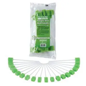 Toothette® Oral Care Plus Dental Swabs - Single Use - Untreated - Bag of 20 Swabs Toothette® Oral Care Plus Dental Swabs - Single Use - Untreated - Bag of 20 Swabs
