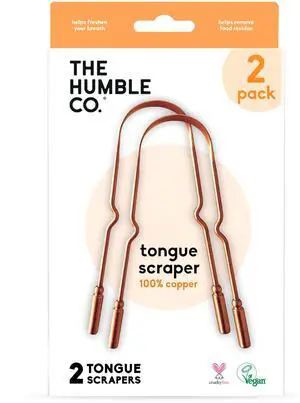 Tongue Scraper for Adults & Kids, 2 Pack - 100% Copper Tongue Cleaner Helps Eliminate Bad Breath & Bacteria - Dental Oral Care Products & Personal Hygiene Essentials Tongue Scraper for Adults & Kids, 2 Pack - 100% Copper Tongue Cleaner Helps Eliminate Bad Breath & Bacteria - Dental Oral Care Products & Personal Hygiene Essentials
