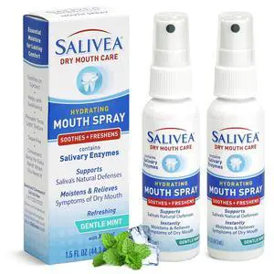 Extra Gentle Dry Mouth Spray - Soothing Mint Mouth Spray with Natural Salivary Enzymes - 250 Pumps (2 Pack) Extra Gentle Dry Mouth Spray - Soothing Mint Mouth Spray with Natural Salivary Enzymes - 250 Pumps (2 Pack)