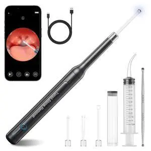 Tonsil Stone Removal Kit with Camera - Tonsil Stone Remover Tool with LED Light - Tonsillolith Removal Tool with 4 Head Attachments for iOS & Android - 6 Pieces Tonsil Stone Removal Kit with Camera - Tonsil Stone Remover Tool with LED Light - Tonsillolith Removal Tool with 4 Head Attachments for iOS & Android - 6 Pieces