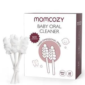 Baby Tongue Cleaner Gauze, Baby Toothbrush Disposable Oral Cleaner, Toddler Tooth Brush for Tooth Mouth Gum Clean, Infant Toothbrush Oral Cleaning Stick, Baby Oral Cleaner Newborn, 40 Count Baby Tongue Cleaner Gauze, Baby Toothbrush Disposable Oral Cleaner, Toddler Tooth Brush for Tooth Mouth Gum Clean, Infant Toothbrush Oral Cleaning Stick, Baby Oral Cleaner Newborn, 40 Count