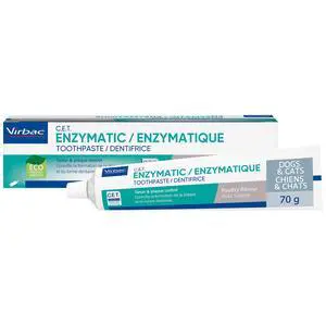 C.E.T.® Enzymatic Toothpaste| Tartar & Plaque Control for Fresh Breath | Pet Dental Care Toothpaste | Poultry Flavor, 2.5 oz C.E.T.® Enzymatic Toothpaste| Tartar & Plaque Control for Fresh Breath | Pet Dental Care Toothpaste | Poultry Flavor, 2.5 oz