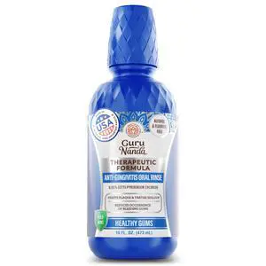 Healthy Gums Mouthwash for Gingivitis & Bleeding Gums Antigingivitis Oral Rinse with 0.05% CPC Alcohol-Free, Fluoride-Free Plaque Control Wild Mint, 16 oz Healthy Gums Mouthwash for Gingivitis & Bleeding Gums Antigingivitis Oral Rinse with 0.05% CPC Alcohol-Free, Fluoride-Free Plaque Control Wild Mint, 16 oz