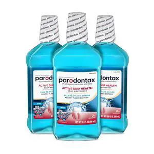 Active Gum Health Mouthwash, Antiplaque and Antigingivitis Mouthwash, Mint, 3x16.9 Fl Oz Active Gum Health Mouthwash, Antiplaque and Antigingivitis Mouthwash, Mint, 3x16.9 Fl Oz