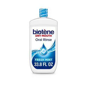 Oral Rinse Mouthwash for Dry Mouth, Breath Freshener and Dry Mouth Treatment, Fresh Mint - 33.8 fl oz Oral Rinse Mouthwash for Dry Mouth, Breath Freshener and Dry Mouth Treatment, Fresh Mint - 33.8 fl oz