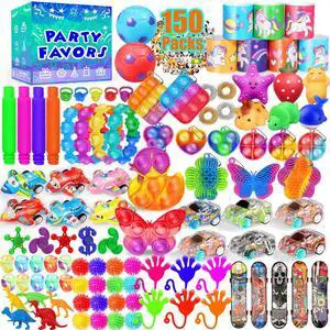 Party Favors for Kids 8-12 4-8, 150-Pack Fidget Toys Bulk, Treasure Box Toys for Classroom, Stocking Stuffers Goodie Bags, Classroom Prizes, Birthday Holiday for Boys Girls Party Favors for Kids 8-12 4-8, 150-Pack Fidget Toys Bulk, Treasure Box Toys for Classroom, Stocking Stuffers Goodie Bags, Classroom Prizes, Birthday Holiday for Boys Girls