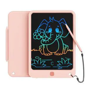 LCD Writing Tablet 10 Inch, Toys for 3 4 5 6 7 8 9 10 Year Old Boys Girls, Colorful Doodle Board Drawing Tablet, Gift for Boys Toddlers Age 3-12 Years, Memo Board, Drawing Pads with Lanyard (Pink) LCD Writing Tablet 10 Inch, Toys for 3 4 5 6 7 8 9 10 Year Old Boys Girls, Colorful Doodle Board Drawing Tablet, Gift for Boys Toddlers Age 3-12 Years, Memo Board, Drawing Pads with Lanyard (Pink)