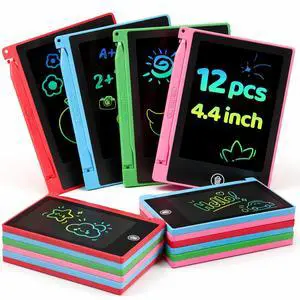 Mini 4.4 Inch LCD Writing Tablet for Kids, Bulk Doodle Board Drawing Tablet for Kids, Colorful Educational Learning Toys for Classroom, Birthday Gifts for Boys and Girls Aged 3-8 (12) Mini 4.4 Inch LCD Writing Tablet for Kids, Bulk Doodle Board Drawing Tablet for Kids, Colorful Educational Learning Toys for Classroom, Birthday Gifts for Boys and Girls Aged 3-8 (12)