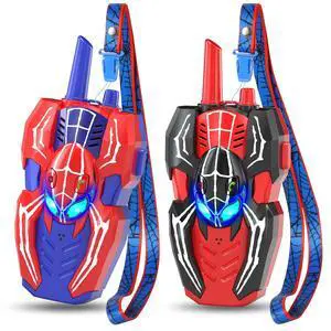 Walkie Talkies for Kids, Spider Toys 2 Pack Outdoor 2 Way Radio Toy Gifts Camping Brithday Gift Walkie Talkies for 3 4 5 6 7 8 9 10 Year Old Boys Walkie Talkies for Kids, Spider Toys 2 Pack Outdoor 2 Way Radio Toy Gifts Camping Brithday Gift Walkie Talkies for 3 4 5 6 7 8 9 10 Year Old Boys