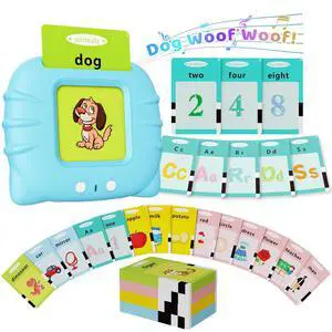 Talking Flash Cards for Toddlers 1-3, Upgraded 248 Sight Words Montessori Speech Therapy Toy, Autism Sensory Educational Learning Toys, Birthday Gift for Boys Girls (Blue) Talking Flash Cards for Toddlers 1-3, Upgraded 248 Sight Words Montessori Speech Therapy Toy, Autism Sensory Educational Learning Toys, Birthday Gift for Boys Girls (Blue)