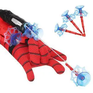 Spider Web Shooters with Gloves, Superheroes Wrist Launcher Toy, Funny Children Educational Toys, Party Cosplay Gift for Kids Spider Web Shooters with Gloves, Superheroes Wrist Launcher Toy, Funny Children Educational Toys, Party Cosplay Gift for Kids