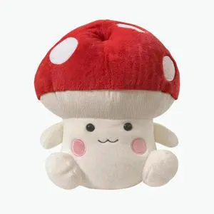13.7" Mushroom Pillow Plush Soft Stuffed Mushroom Toy, Adorable Plushie Gift for Kids & Adults, Cozy Home/Car Decor for Halloween, Christmas & Birthday (Red Mushroom) 13.7" Mushroom Pillow Plush Soft Stuffed Mushroom Toy, Adorable Plushie Gift for Kids & Adults, Cozy Home/Car Decor for Halloween, Christmas & Birthday (Red Mushroom)