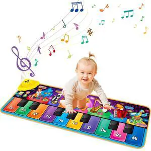 Kids Musical Piano Mats with 25 Music Sounds,Musical Toys Baby Floor Piano Keyboard Mat Carpet Animal Blanket Touch Playmat Early Education Toys for 1 2 3 4 5 6+ Year Girls Boys Toddlers Kids Musical Piano Mats with 25 Music Sounds,Musical Toys Baby Floor Piano Keyboard Mat Carpet Animal Blanket Touch Playmat Early Education Toys for 1 2 3 4 5 6+ Year Girls Boys Toddlers