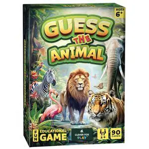 Guess The Animal Educational Guess In 5 Clues Game for Kids & Family Fun Childrens Guessing Game for Learning Animals, Perfect for Home, School or Travel Girls, Boys Ages 6, 7, 8, 9, 10 Guess The Animal Educational Guess In 5 Clues Game for Kids & Family Fun Childrens Guessing Game for Learning Animals, Perfect for Home, School or Travel Girls, Boys Ages 6, 7, 8, 9, 10
