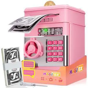 Kids Piggy Bank for Girls - Toys for 5 6 7 8 9 10 Year Old Girl Birthday Gifts - Electronic Piggy Bank ATM Machine Money Safe for Kids Toys Age 6-8-10 Kids Piggy Bank for Girls - Toys for 5 6 7 8 9 10 Year Old Girl Birthday Gifts - Electronic Piggy Bank ATM Machine Money Safe for Kids Toys Age 6-8-10