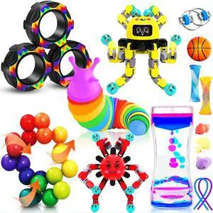 15Pack Fidget Toys Bulk for Adult Kids Age 5-7, 8-12, Sensory Autism Travel Must Have ADHD Autistic Figette Classroom Treasure Prize Box School Must Have Stress Anxiety Easter Basket Stuffers Gifts 15Pack Fidget Toys Bulk for Adult Kids Age 5-7, 8-12, Sensory Autism Travel Must Have ADHD Autistic Figette Classroom Treasure Prize Box School Must Have Stress Anxiety Easter Basket Stuffers Gifts