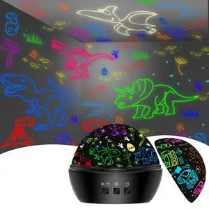Dinosaur Night Light Toys for 3-8 Year Old Boys,2 in 1 Dino Projection for 2-10 Year Kids,Boys Girls Gifts,Suitable for Chirstmas Xmax Easter Birthday Dinosaur Night Light Toys for 3-8 Year Old Boys,2 in 1 Dino Projection for 2-10 Year Kids,Boys Girls Gifts,Suitable for Chirstmas Xmax Easter Birthday