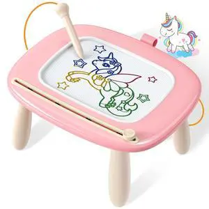 Magnetic Drawing Board, Toddler Girl Toys for 1-3 Year Old, Doodle Board Learning and Educational Kids Toys for 1 2 3 Year Old Baby Birthday GIF- Pink Magnetic Drawing Board, Toddler Girl Toys for 1-3 Year Old, Doodle Board Learning and Educational Kids Toys for 1 2 3 Year Old Baby Birthday GIF- Pink