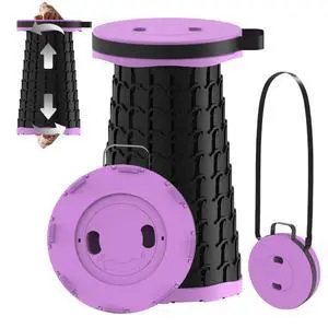 2026 Upgraded Portable Folding Stool, Collapsible Stools, 600lbs Max Weight, Lightweight But Sturdy, Telescoping Foldable Camping Stool for Outdoor Fishing Hiking Travel BBQ 2026 Upgraded Portable Folding Stool, Collapsible Stools, 600lbs Max Weight, Lightweight But Sturdy, Telescoping Foldable Camping Stool for Outdoor Fishing Hiking Travel BBQ