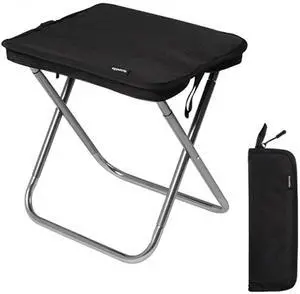 Naturehike 11in Ultralight Camping Folding Stool - Supports 390lbs, 0.72lb Compact Portable Stool, 7075 Aluminum Alloy & 600D Oxford Pocket Chair for Adult Backpacking, Fishing, Sports Events Naturehike 11in Ultralight Camping Folding Stool - Supports 390lbs, 0.72lb Compact Portable Stool, 7075 Aluminum Alloy & 600D Oxford Pocket Chair for Adult Backpacking, Fishing, Sports Events