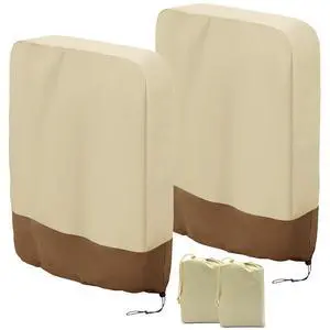 Zero Gravity Chair Covers 2 PCS, Outdoor Zero Gravity Folding Patio Chair Covers Waterproof Dustproof Gravity Chair Cover with Storage Bag(32.3" W x 7.9" D x 36.6" H) (Beige) Zero Gravity Chair Covers 2 PCS, Outdoor Zero Gravity Folding Patio Chair Covers Waterproof Dustproof Gravity Chair Cover with Storage Bag(32.3" W x 7.9" D x 36.6" H) (Beige)