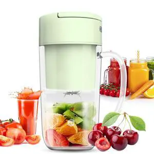 Portable Blender, 10 oz Mini Personal Blender for Smoothies, Fruits, and Veggies with Rechargeable USB, Easy to Clean suitable for Traveling or Camping(Green) Portable Blender, 10 oz Mini Personal Blender for Smoothies, Fruits, and Veggies with Rechargeable USB, Easy to Clean suitable for Traveling or Camping(Green)