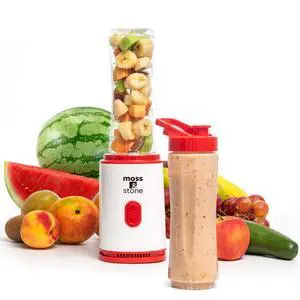 Single Serve Blender, White & Red, 20 oz Single Serve Blender, White & Red, 20 oz