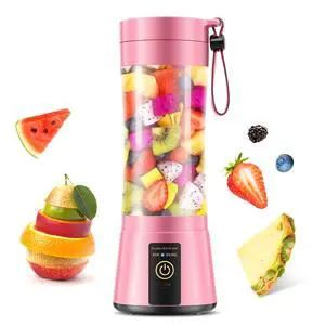 Cordless Blender for Smoothies & Shakes - BPA-Free Small Travel Size Cup, Mini Personal Blender for Protein with USB Rechargeable Battery, Easy to Clean Cordless Blender for Smoothies & Shakes - BPA-Free Small Travel Size Cup, Mini Personal Blender for Protein with USB Rechargeable Battery, Easy to Clean
