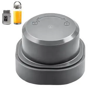 Silicone Blade Cover and Vessel Cap for Ninja Blast Portable Blender BC100 & BC151 SeriesLeakproof, Dishwasher Safe, Food Grade Blender Parts Replacement Accessories (Grey) Silicone Blade Cover and Vessel Cap for Ninja Blast Portable Blender BC100 & BC151 SeriesLeakproof, Dishwasher Safe, Food Grade Blender Parts Replacement Accessories (Grey)