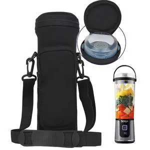 Carrying Sleeve for Ninja BC151 Blast Portable Blender with Lid, Flip Portable Blender Travel Insulated Sleeve with Adjustable Crossbody Strap and Pocket (Black) Carrying Sleeve for Ninja BC151 Blast Portable Blender with Lid, Flip Portable Blender Travel Insulated Sleeve with Adjustable Crossbody Strap and Pocket (Black)
