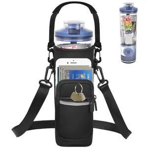 Blender Bag for Ninja Blast Max BC251 BC151, Portable Carrying Case with Reflective Strip, Shoulder Strap, Handle and Front Pocket for Gym Travel Camping, Cover Only, Black Blender Bag for Ninja Blast Max BC251 BC151, Portable Carrying Case with Reflective Strip, Shoulder Strap, Handle and Front Pocket for Gym Travel Camping, Cover Only, Black