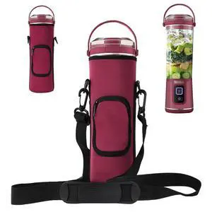Storage Bag for Ninja Portable Blender Dust Cover Sleeve with Shoulder Strap, Accessory Pocket for Ninja BC151NV/BC51NV/BC151BK/BC151CR/BC151EM/ BC151PR/BC151WH/BC155PS Portable Blender (Burgundy) Storage Bag for Ninja Portable Blender Dust Cover Sleeve with Shoulder Strap, Accessory Pocket for Ninja BC151NV/BC51NV/BC151BK/BC151CR/BC151EM/ BC151PR/BC151WH/BC155PS Portable Blender (Burgundy)