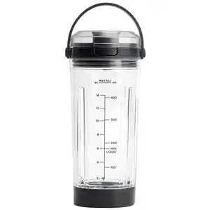 Replacement 18 oz Blending Vessel Compatible with Ninja Blast Portable Blender, 18oz Cup with Sip Lid & Bottom Cap for Ninja BC100 BC151 Series (Black) Replacement 18 oz Blending Vessel Compatible with Ninja Blast Portable Blender, 18oz Cup with Sip Lid & Bottom Cap for Ninja BC100 BC151 Series (Black)