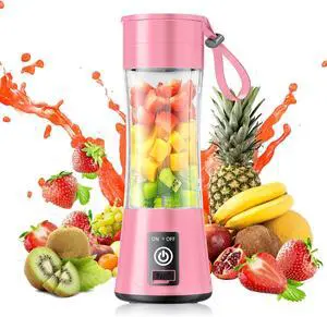 Cordless Mini Blender Make Smoothies & Shakes - Portable Blender with 380ML BPA-Free Travel Cup, USB Rechargeable, Easy to Clean, Suit in Gym/Office Cordless Mini Blender Make Smoothies & Shakes - Portable Blender with 380ML BPA-Free Travel Cup, USB Rechargeable, Easy to Clean, Suit in Gym/Office
